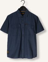 Blauwe PME LEGEND Casual overhemd SHORT SLEEVE SHIRT SLUB COTTON Blauwe PME LEGEND Casual overhemd SHORT SLEEVE SHIRT SLUB COTTON - medium