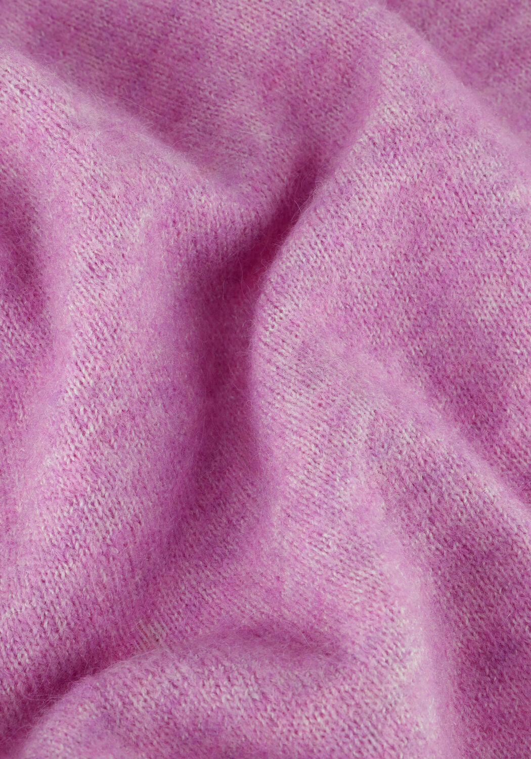 Roze SELECTED WOMEN T-shirt SLFMALINE-LILIANA 2/4 KNIT O-NECK - large