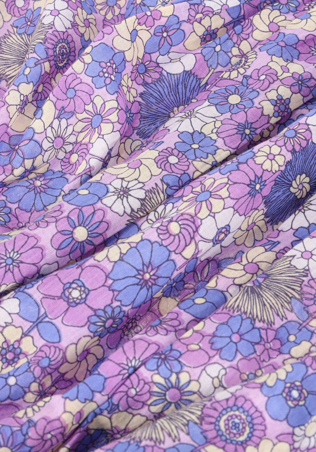 Lila ANTIK BATIK Blouses PAOLINA BLOUSE - large