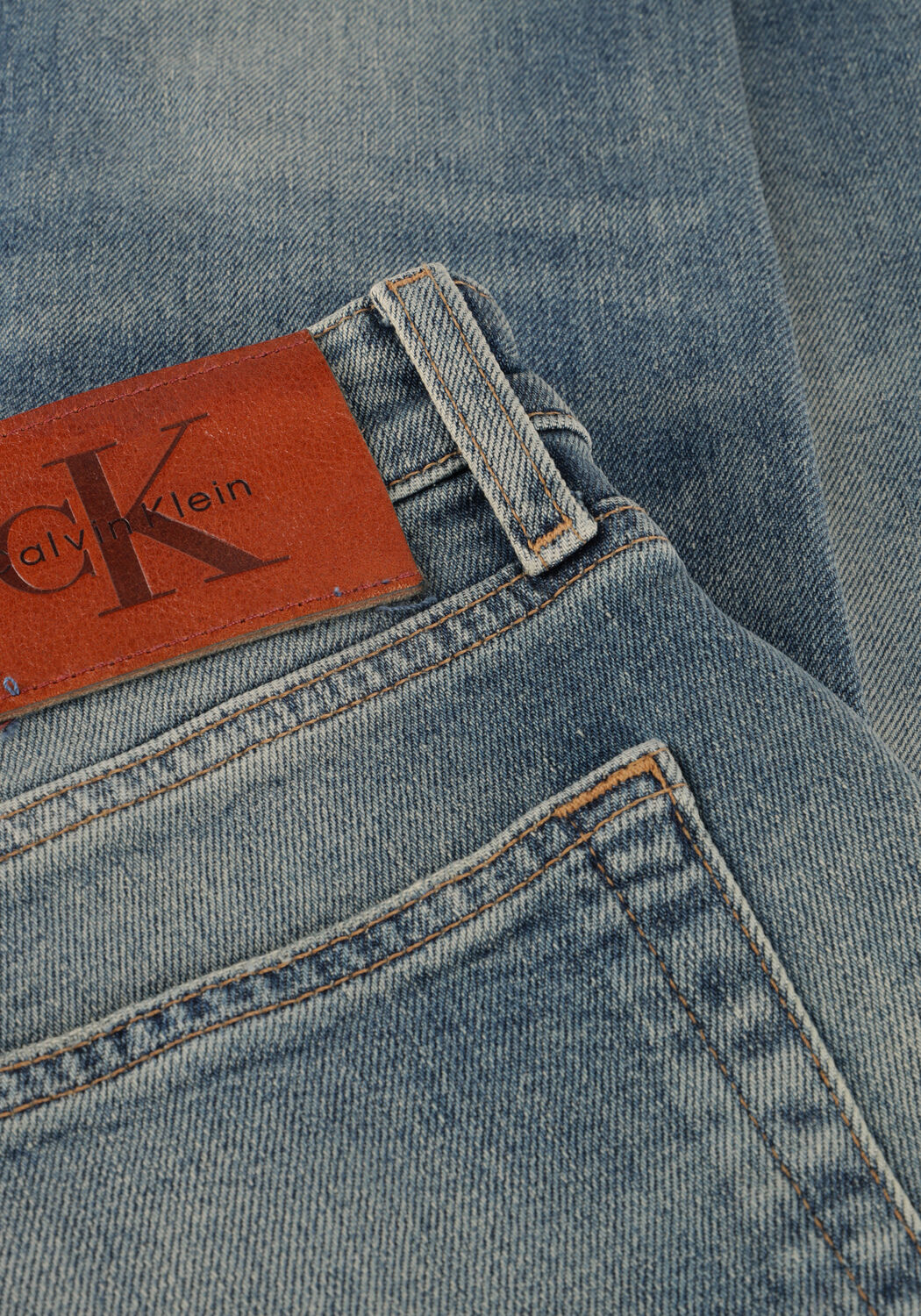 Blauwe CALVIN KLEIN Slim fit jeans SLIM INDIGO CITRINE JEANS - large