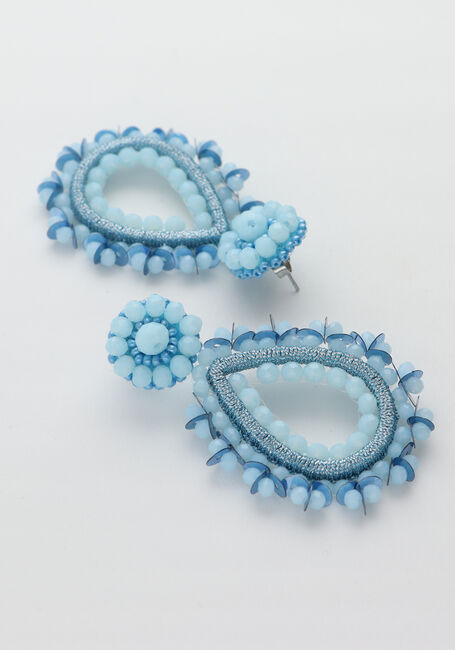 Lichtblauwe PAULIE POCKET Oorbellen AURELIE EARRINGS - large