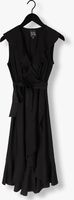 Zwarte ACCESS Midi jurk SLEEVELESS DRESS WITH RUFFLES