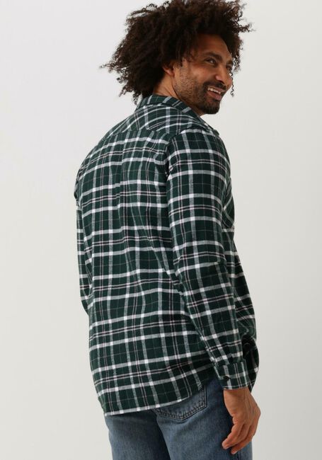 Groene EDWIN Overshirt LABOUR SHIRT LS HEAVY FLANNEL BRUSHED - large