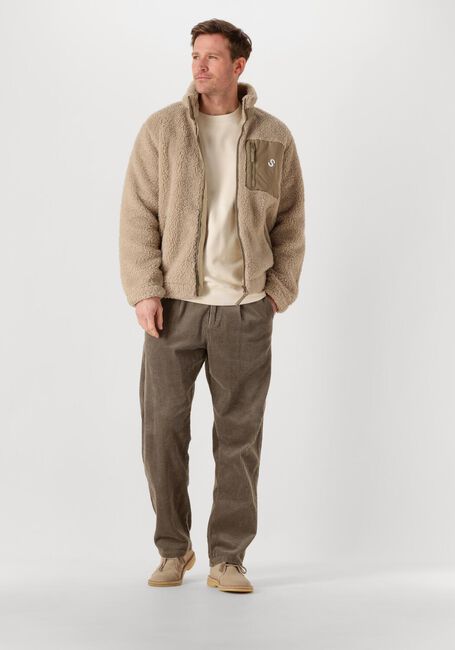 Beige STRØM Clothing Teddy jas Sherpa - large