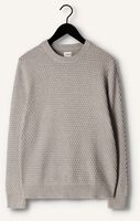 Donkergrijze SELECTED MEN Trui REMY LS KNIT ALL STU CREW NECK W CAMP Donkergrijze SELECTED MEN Trui REMY LS KNIT ALL STU CREW NECK W CAMP - medium