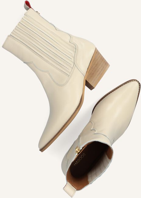 Beige HABOOB Enkellaarsjes CLAIRE Beige HABOOB Enkellaarsjes CLAIRE - large