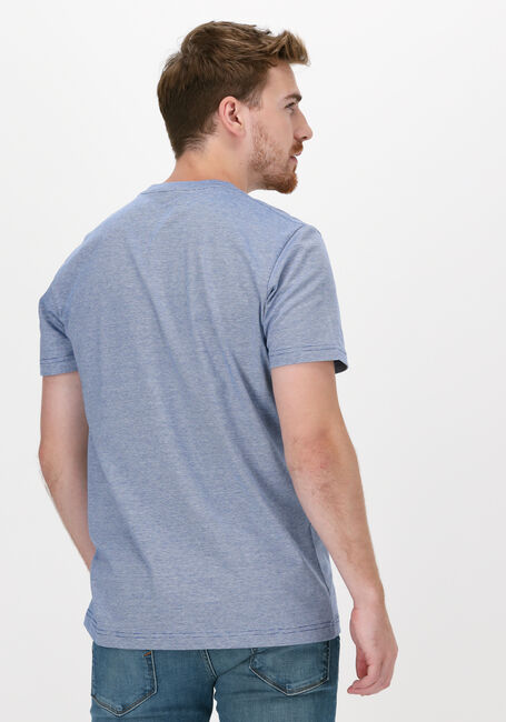 Blauwe SELECTED HOMME T-shirt NORMANI180 MINI STRIPE - large