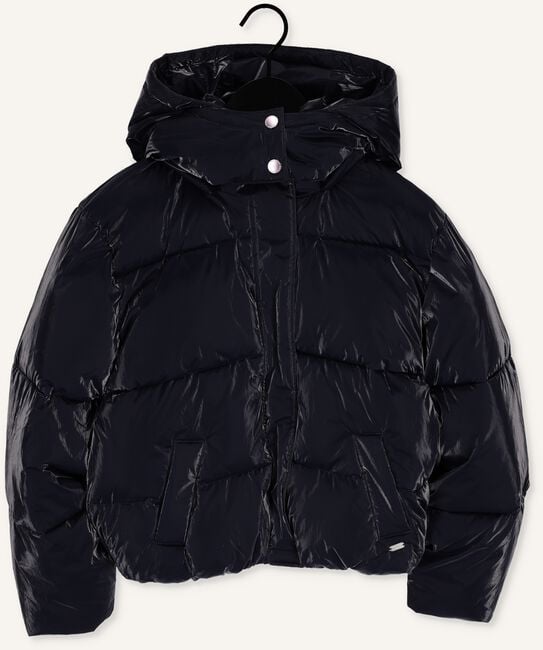 zwarte scotch soda gewatteerde jas water repellent technical puffer jacket