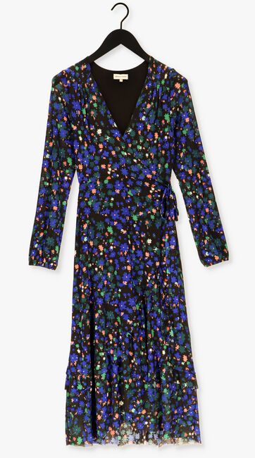Donkerblauwe FABIENNE CHAPOT Midi jurk NATASJA FRILL DRESS - large