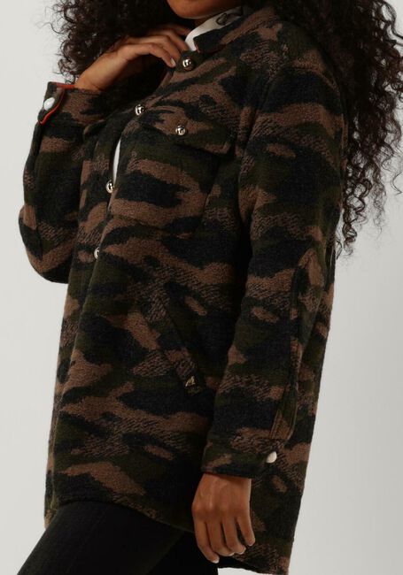 Groene MOS MOSH Jack VERA CAMO JACKET - large