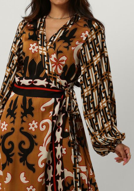 Multi SUMMUM Maxi jurk DRESS PRINT LONG MIX - large