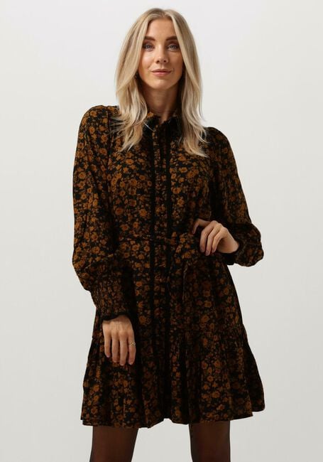 Zwarte Y.A.S. Mini jurk TASTILERA LS SHIRT DRESS - large