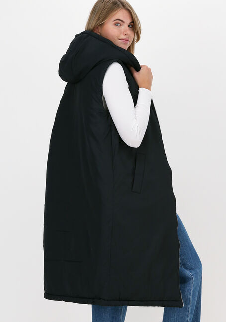 Zwarte NA-KD Bodywarmer OVERSIZED HOODED VEST - large