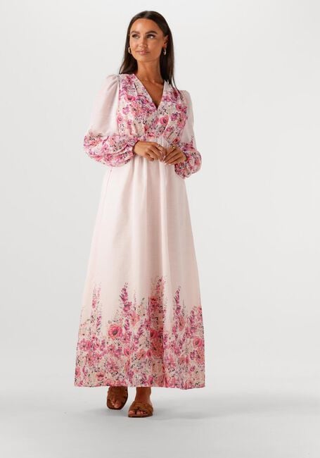 Lichtroze NEO NOIR Maxi jurk SILFI FLOWER PRINT DRESS - large