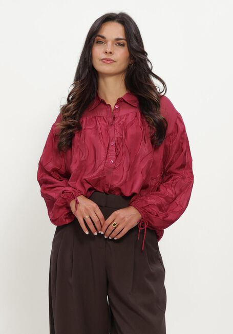 Rode POM AMSTERDAM Blouses JAQCUARD BURGUNDY RED - large
