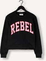 Zwarte COLOURFUL REBEL Trui REBEL PATCH RELAXED FIT Zwarte COLOURFUL REBEL Trui REBEL PATCH RELAXED FIT - medium