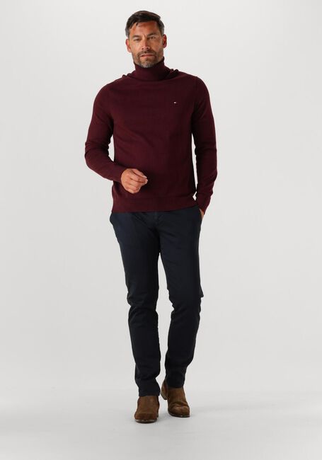Bordeaux TOMMY HILFIGER Coltrui PIMA ORG CTN CASHMERE ROLL NECK - large