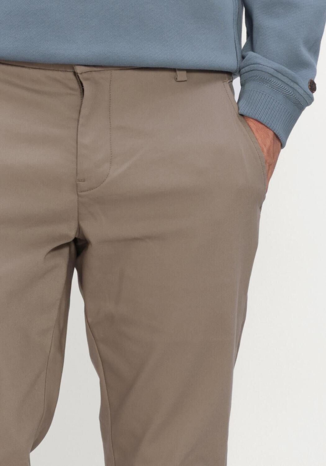 Zand CAST IRON Lange broeken CYLAS TAPERED CHINO MEGDA POWER - large