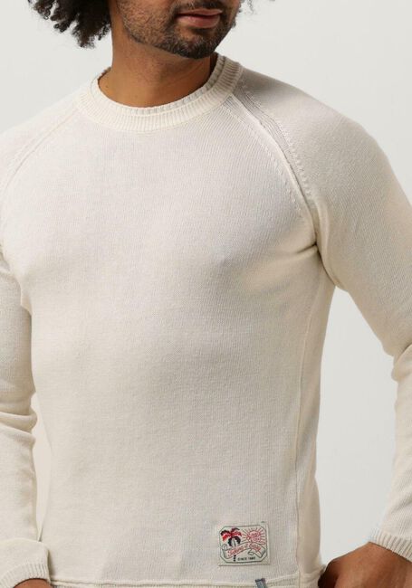 Witte SCOTCH & SODA Trui STRUCTURED MELANGE PULLOVER - large