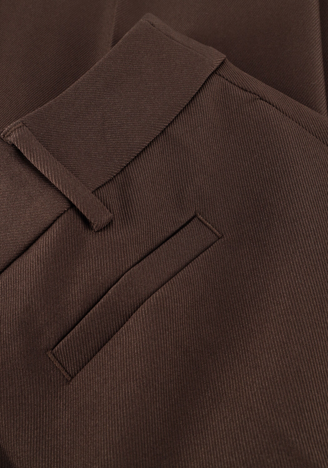 Bruine HAUTE L'AMITI&Eacute; Pantalon PREMIERE PLAIN TALL PANT - large