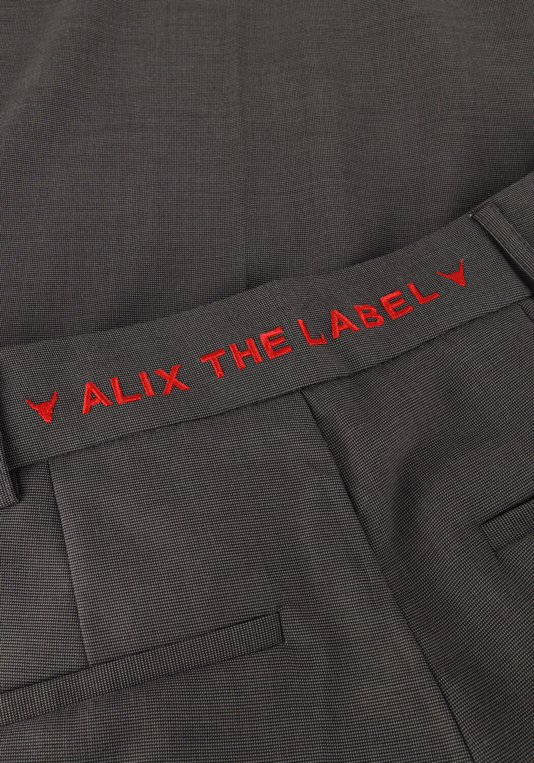 Zwarte ALIX THE LABEL Pantalon LADIES WOVEN CELAN WIDE LEG PANTS - large