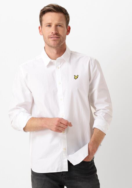 Witte LYLE & SCOTT Casual overhemd LONG SLEEVE POPLIN - large