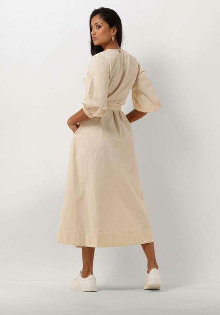 Gebroken wit TWINSET MILANO Midi jurk WOVEN DRESS - large