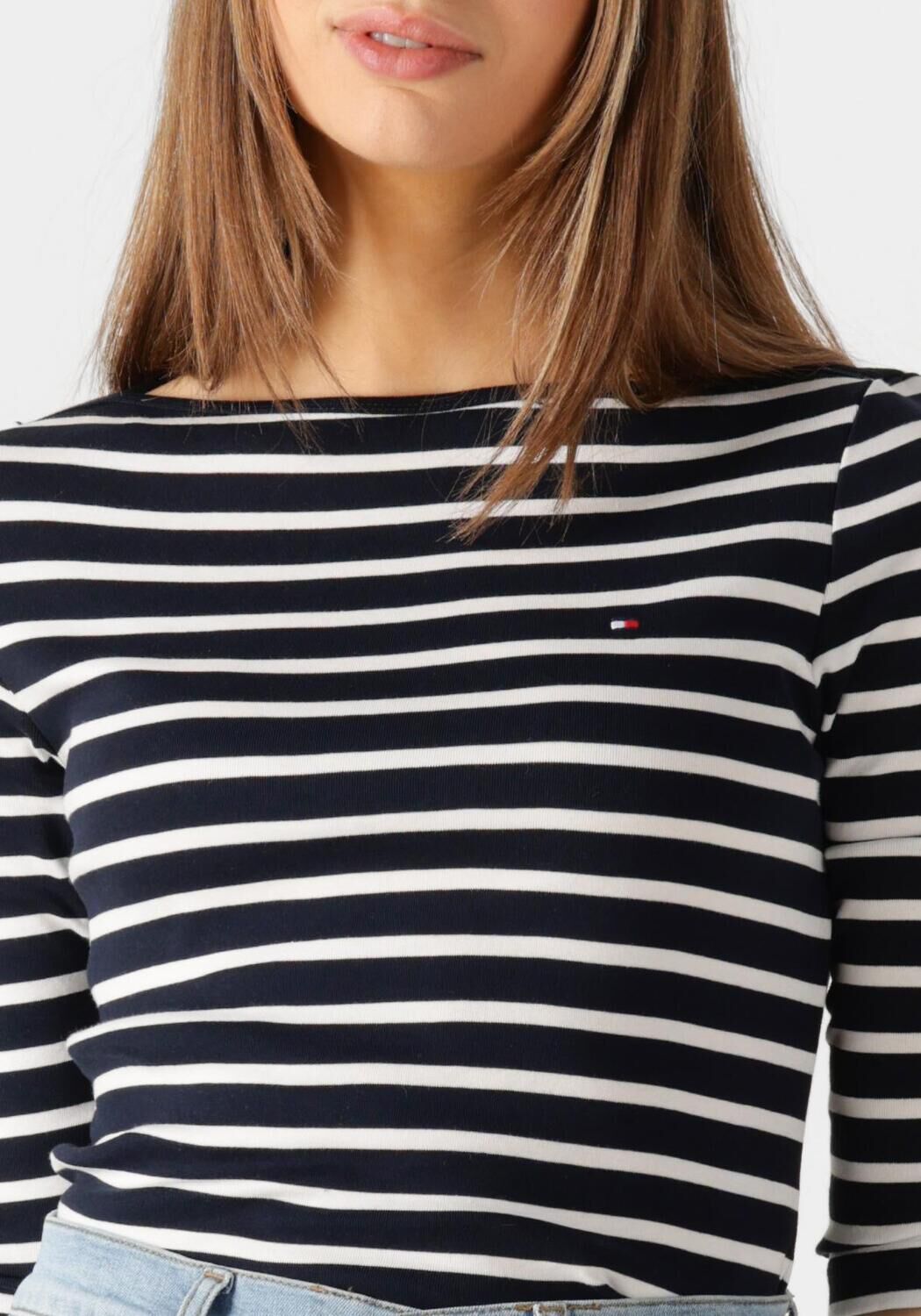 TOMMY HILFIGER Dames Tops & T-shirts New Cody Slim Boat-nk 3 4slv Blauw