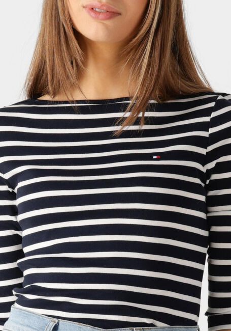 Blauwe TOMMY HILFIGER Tops & T-shirts NEW CODY SLIM BOAT-NK 3/4SLV - large