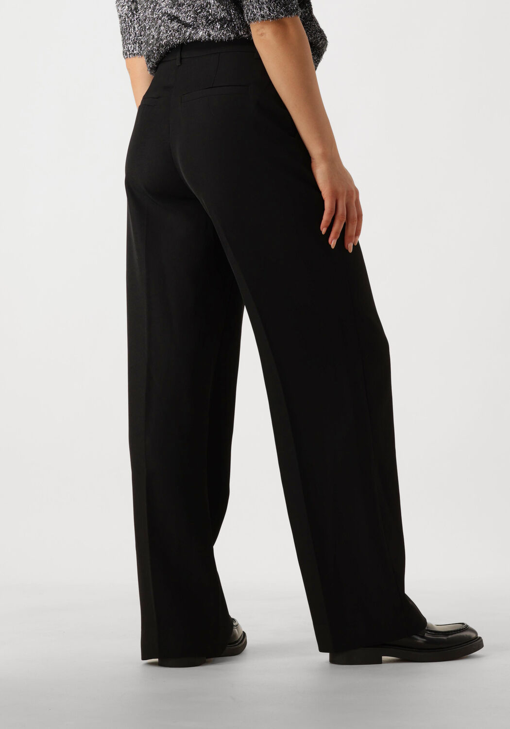 MINUS Dames Broeken Mslivina Straight Leg Pant Zwart