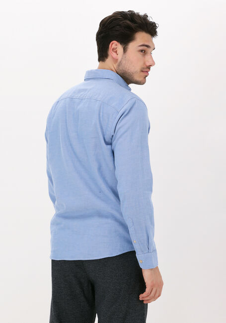 Lichtblauwe SELECTED HOMME Casual overhemd SLHSLIMFLANNEL SHIRT LS W NOOS - large