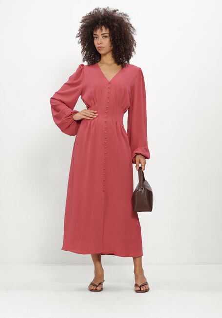 Roze NEO NOIR Jurken ANNELIE SOLID CREPE DRESS - large