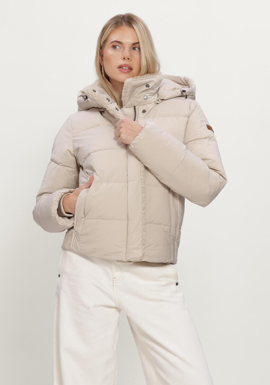 Beige MOSCOW Gewatteerde jas 05-08-HIDDENVALLEY - large
