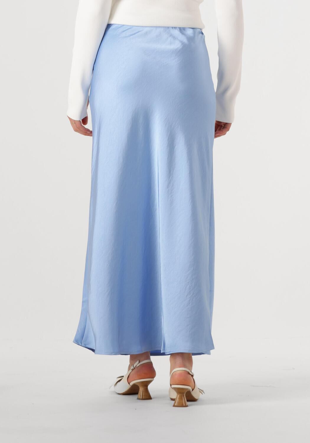 NEO NOIR Dames Rokken Vicky Heavy Sateen Skirt Lichtblauw