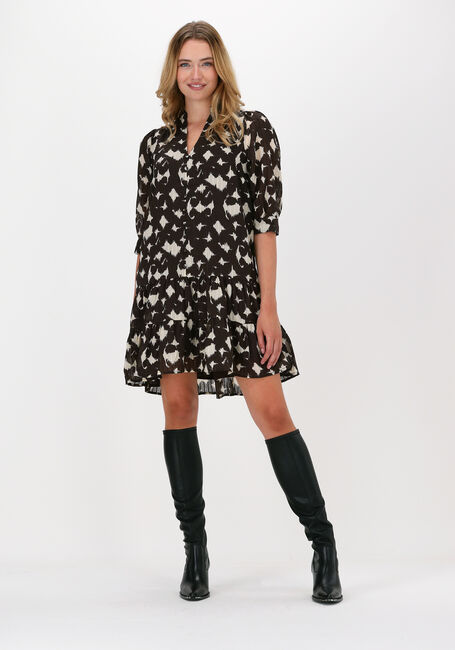 Bruine CO'COUTURE Mini jurk ALYSSA BUTTON DRESS - large