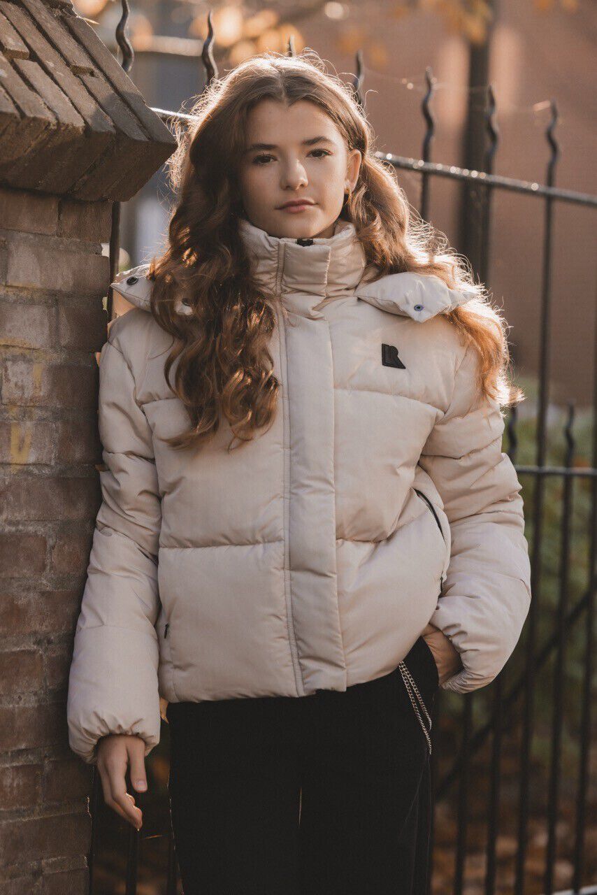 Ecru LOOXS 10sixteen Gewatteerde jas 2531-5255 - large