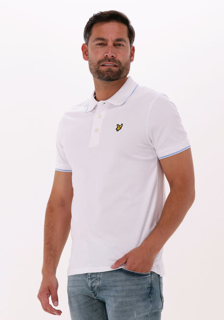 Witte LYLE & SCOTT Polo TIPPED POLO SHIRT - large