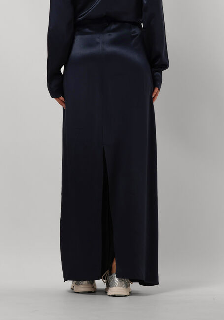 Donkerblauwe MODSTRÖM Midirok KINDLEMD SKIRT - large