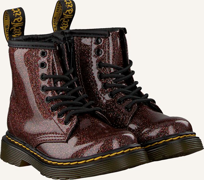 Rode DR MARTENS Veterboots 1460 GLITTER Rode DR MARTENS Veterboots 1460 GLITTER - large