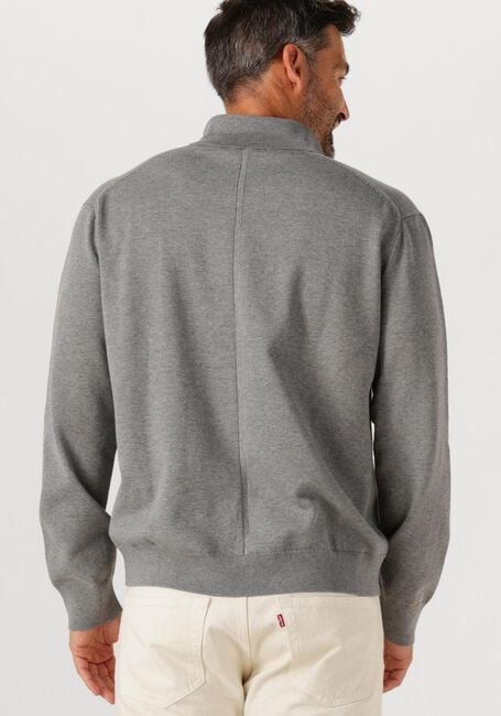 Grijze CALVIN KLEIN Trui LS SUPIMA QZ SWEATER 12GG - large
