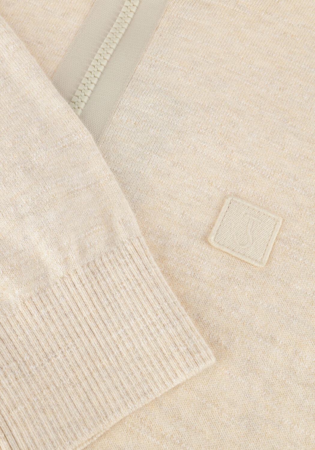 Beige BUTCHER OF BLUE Trui LT CLIFDEN HALF ZIP - large