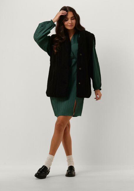 Zwarte ANOTHER LABEL Gilet UNNI VEST SHORT - large