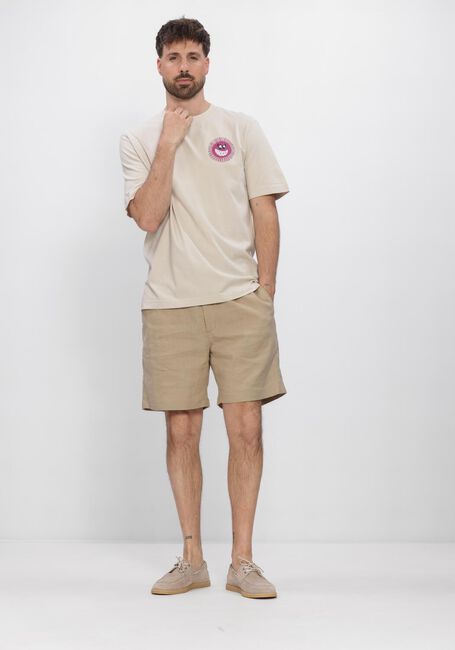 Beige BARBOUR T-shirt WESTBURY RELAXED GRAPHIC - large