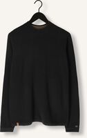 Zwarte CAST IRON Trui MOCK NECK COTTON MODAL MOCKNECK Zwarte CAST IRON Trui MOCK NECK COTTON MODAL MOCKNECK - medium