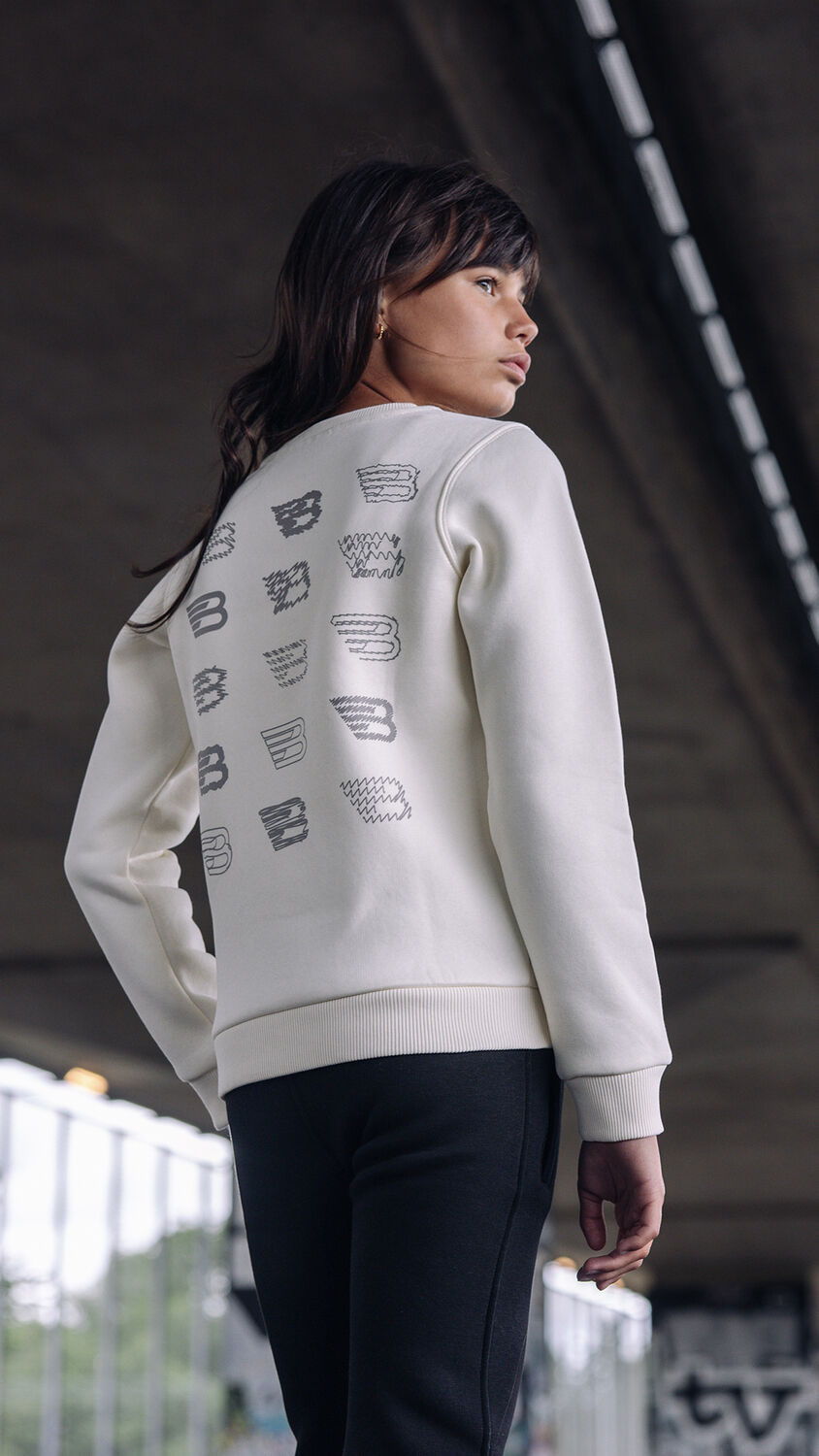 Gebroken wit BALLIN Sweater 037310 - large