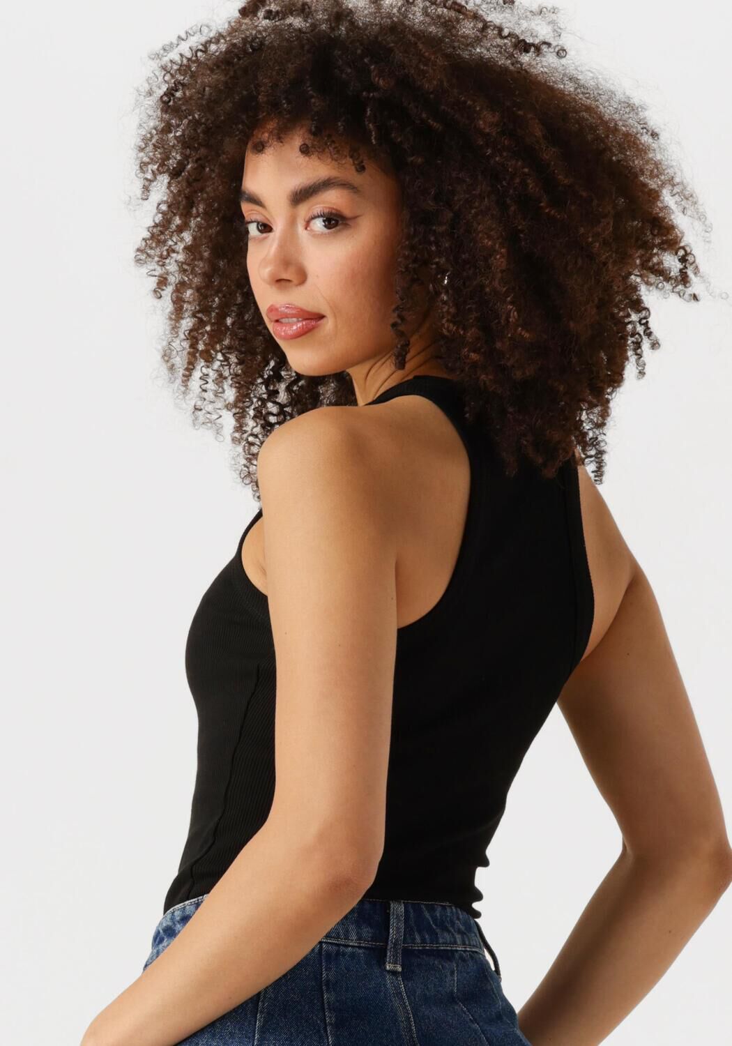 EDITED Dames Tops & T-shirts Orelia Top Zwart