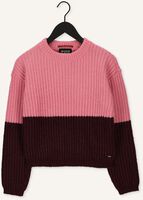 Roze SCOTCH & SODA Trui CHUNKY COLOUR BLOCK PULLOVER Roze SCOTCH & SODA Trui CHUNKY COLOUR BLOCK PULLOVER - medium