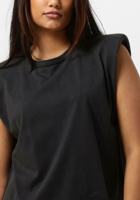 Zwarte CO'COUTURE Midi jurk EDUARDA ACID TEE DRESS - large