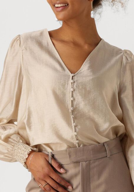 Beige MSCH COPENHAGEN Blouses MSCHIBINA ROMINA SHIRT - large