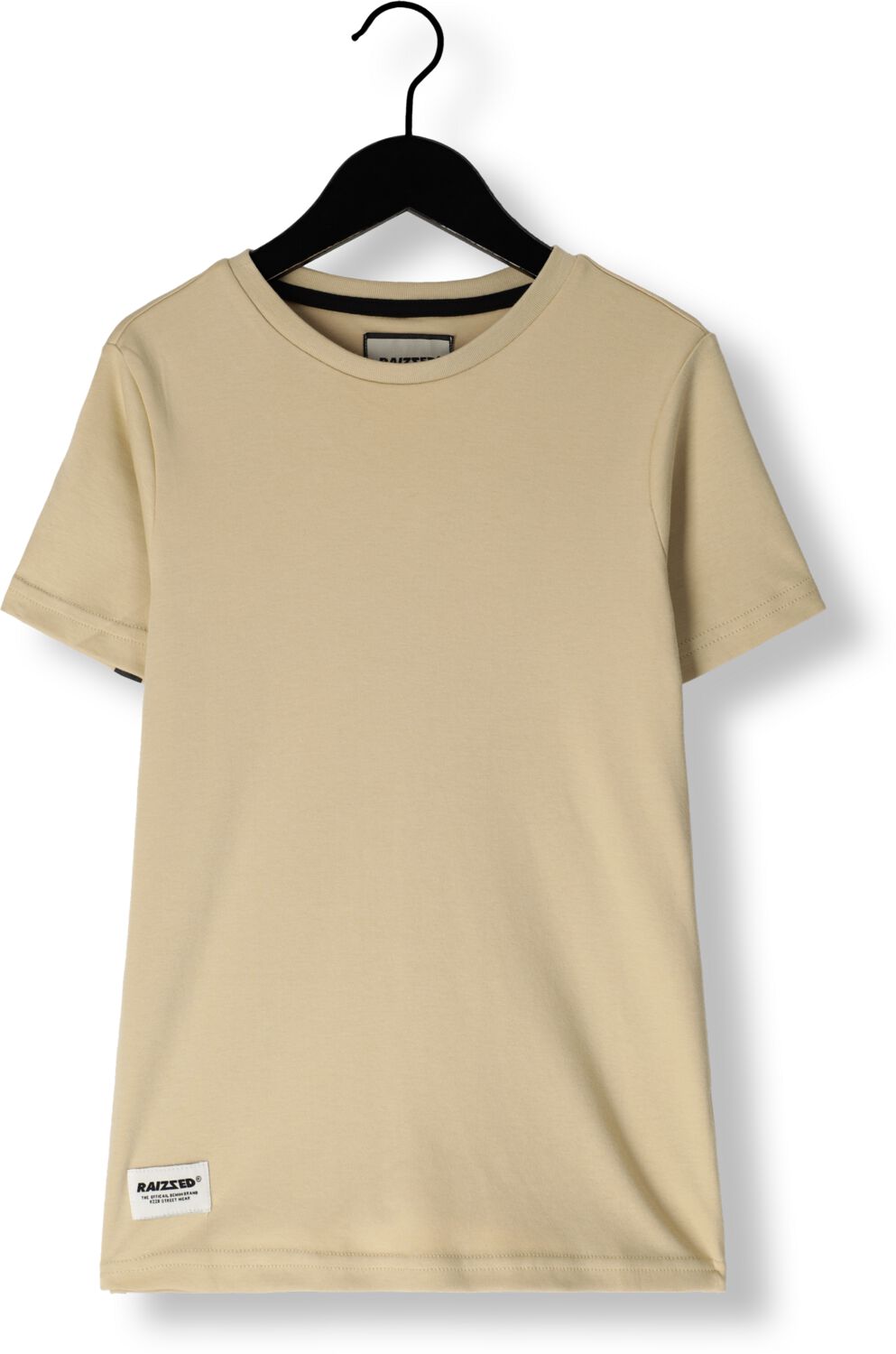 Raizzed T-shirt Bannu wit Beige Jongens Katoen Ronde hals Effen 176